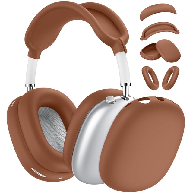 Funda de Silicona 4 en 1 para AirPods Max USB-C Marrón
