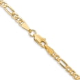 thumbnail image 3 of 14K Yellow Gold Figaro Chain Styles Necklace 3.25 mm Flat 18 inch, 3 of 4
