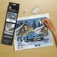 thumbnail image 3 of Detroit Lions Winter Truck Diamond Art Holiday Craft Kit, 3 of 5