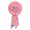 Beistle Pack of 6 Pink "Mom to Be" Mother’s Day Baby Shower Party Rosette Ribbons 6.5"