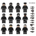 thumbnail image 4 of Set de bloques de construcción Toysvill SWAT Military Police con SUV, 22 unidades, 4 of 7
