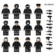 thumbnail image 4 of Set de bloques de construcción Toysvill SWAT Military Police con SUV, 22 unidades, 4 of 7