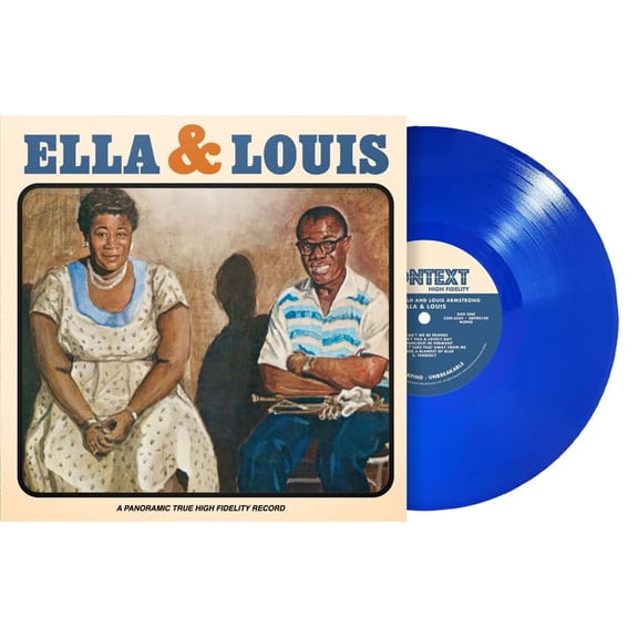 Ella Fitzgerald/Louis Armstrong Ella & Louis Sleeve Bleu (Vinyl Record)
