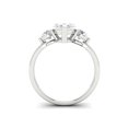 thumbnail image 2 of Forever Jewels 2Ct Marquise Cut Moissanite Women Engagement Ring 14K White Gold Plated, 2 of 5