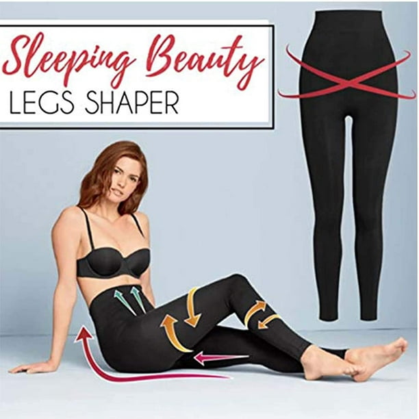 Women Sleeping Beauty Legs Shaper Legging Socks 360degree Slim Seamless  Shapewear Socks Slimming Leg Hip Up Pants 