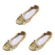 thumbnail image 4 of Qarigey Zapatillas de Ballet con suela, zapatos de PU para danza del vientre, zapatos de entrenamiento para el vientre, zapatillas de Ballet, Type1 NO1, 4 of 6