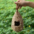 thumbnail image 2 of TERGAYEE Hummingbird Houses,Natural Grass Hanging Bird housenest,Hand Woven Hummingbird Nest,Large Wren Bird House for Garden Window Outdoor Home, 2 of 9