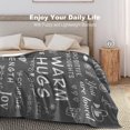 thumbnail image 3 of Warm Hugs Gift Throw Blanket,Warm and Soft Hug Blanket Inspirational Throw Blanket,Sympathy Gift Cancer Chemo Survivor Get Well Caring Gifts for Women After Surgery with Positive Gifts, 3 of 6