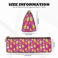 thumbnail image 2 of Rocae Green Avocado for Leather Pencil Case - Zippered Pen Case Stationery Bag Zipper Pouch Pencil Holder For Men Women Businessmen And Artists, 2 of 5