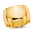 thumbnail image 1 of Mens 14K Yellow Gold 12mm Polished Wedding Band Ring, 1 of 5