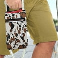 thumbnail image 3 of COEQINE Cow Print Crutch Pouch Compartments Adjustable Crutch Organizer Pouch Medical Crutch Accessories Large Capacity Crutch Storage Bag for Personal Belongings and Devices, 3 of 7