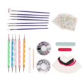 thumbnail image 3 of FAGINEY Nail Art Kit With Nail Art Brushes, Nail Dotting Tool, 2 Boxes Of Rhinestone Nail File And Polishing Block Nail Paint Brush Dotting Brush Nail Pen Tool Set, 3 of 8