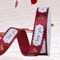thumbnail image 6 of BLESIYA Valentine's Day Fabric Ribbon Gift Wrapping Ribbon for Birthday Mother's LOVE YOU, 6 of 8