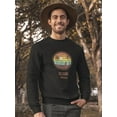 thumbnail image 2 of Sunset Of Miami Florida Sweatshirt Men -Image by Shutterstock, Male Medium, 2 of 4