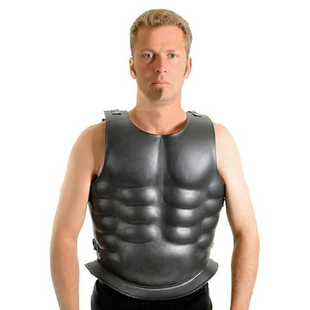 Leather Mounted Muscle Cuirass Costume Accessory