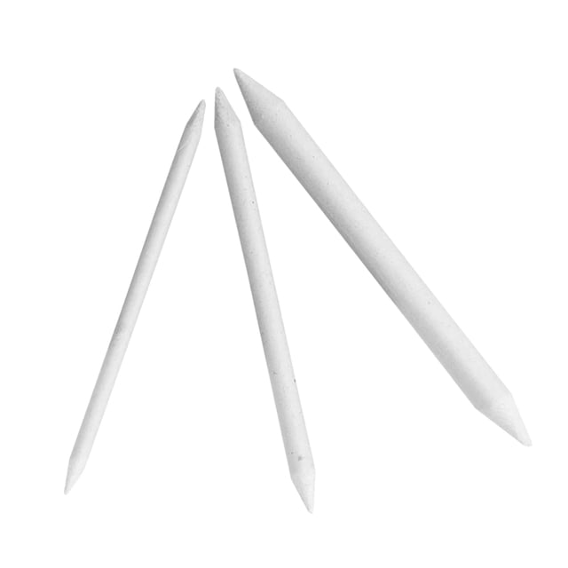 SKISUNO 3 Pcs Tortillions Papier de Riz Outils de Mélange d'Art pour Artistes Fournitures de Correction de Précision Blanche Rentrée des Classes