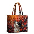 thumbnail image 2 of Yopmin Quilted Tote Bag Large Cat Dog Casual Vintage Work Large Shoulder Grocery Carry Tote Handbag for Shopping, 2 of 7