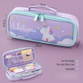 thumbnail image 3 of Pencil Case  Pencil Case  Cloth Pencil Bag Portable Pencil Case For Girls Large Capacity Pencil Case Double Layer Cloth Pencil Bag For Storing Pens Notes Erasers, 3 of 6