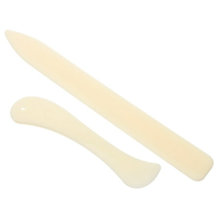 WHAMVOX  2 Pcs Paper Craft Tool Bone Folder for Bookbinding Folding Sourdough Scoring Cardboard