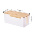 thumbnail image 3 of Decoration Large Management Cord Organizer For Desk Home Electronics Power Strip Holder With Cover, 3 of 7