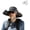 Black, variant on Solar Panel Fan Hat, Outdoor Wide Brim Sun Hat with 2 Solar Fan Sun Bucket Hat, UPF 50+ Bucket Fishing Beach