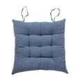 thumbnail image 3 of Cojín para silla de comedor Perfecl antideslizante suave y cómodo azul 40 cm x 40 cm, 3 of 8