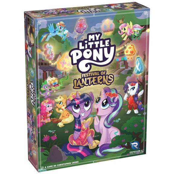 Renegade Games: My Little Pony: Festival of Lanterns - Board & Card Game, Tile Placement & Hand Management, New Modules, Ages 14 , 1-4 Players, 30 Min