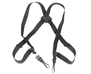 Op/Tech USA Bino/Cam Suspender Harness Binocular/Camera Strap - Webbing Version - Black - image 2 of 2