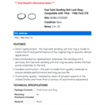 thumbnail image 2 of Fuel Tank Sending Unit Lock Ring - Compatible with 1966 - 1986 Ford LTD 1967 1968 1969 1970 1971 1972 1973 1974 1975 1976 1977 1978 1979 1980 1981 1982 1983 1984 1985, 2 of 2