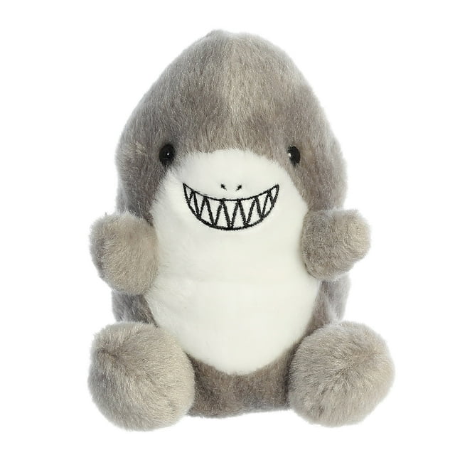 Aurora- Adorable Palm Pals- Chomps Shark- Stuffed Animal - Pocket-Sized Fun - On-The-Go Play - Gray 5 Inches