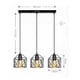 thumbnail image 4 of Lampara De Techo Decorativa Vintage Candelabro De 3 Cabezas, 4 of 5