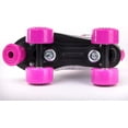 thumbnail image 6 of Skate Gear Retro Quad Roller Skates, Holiday Gift for Girls (Graphic White/Pink, Women's 7 / Youth 6 / Men's 6), 6 of 7