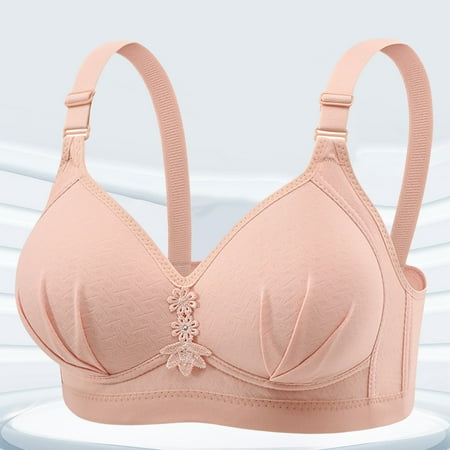Ukumplol Push Up Bras for Women Tshirt Bras for Women Front Underwearno Wire Bra Fashionable Women s Comfortable and Breathable Tank Top Bra Lounge Bras for Women Compression Bras Pink 36