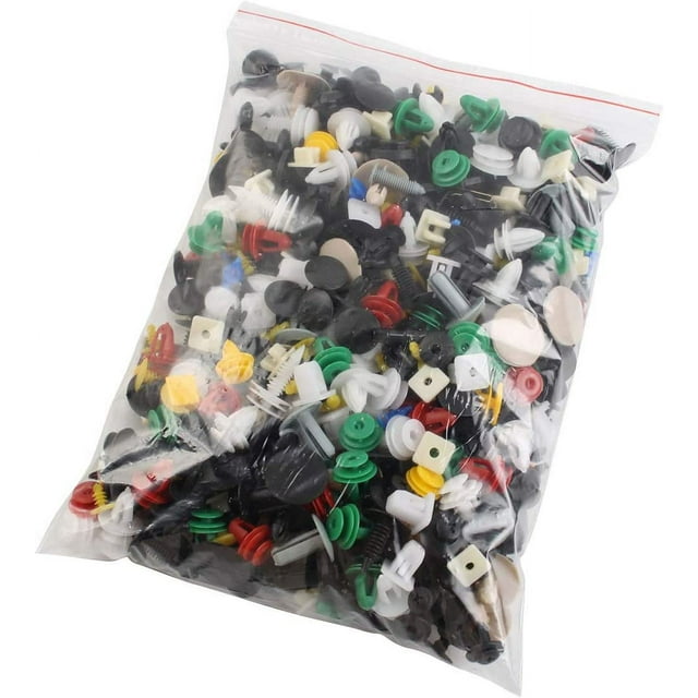 500 Uds Clips de nailon para parachoques de coche mezclados para GM Ford Chrysler Toyota Lexus Honda Acura Dodge Jeep RV