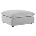 thumbnail image 3 of Modway Commix Down Filled Overstuffed Performance Velvet Ottoman in Light Gray, 3 of 8
