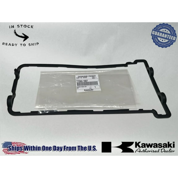 Kawasaki Genuine OEM 1995-08 NINJA ZX-6R ZZR600 HEAD COVER GASKET 11060-1667