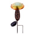 thumbnail image 2 of Bâton de Champignon Solaire en Métal et Verre avec LED - Jaune, 2 of 4