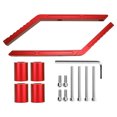 thumbnail image 2 of Reemplazo de aleación de aluminio de manija trasera de carretera de coche para Jeep Wrangler JK 2007-2018Rojo, 2 of 9