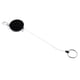 thumbnail image 4 of Llavero retráctil con cinturón y porta credencial, compatible con pequeños aparejos de pesca. Negro, 4 of 6