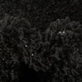 thumbnail image 4 of Unique Loom Solid Shag Collection Area Rug (9' x 12' Rectangle Jet Black), 4 of 7