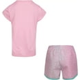 thumbnail image 2 of Nike Little Girls' Dri-FIT Pixel T-Shirt and Shorts 2 Piece Set Tropical Twist(26h451-f1p)/Pink 4T, 2 of 2