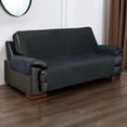 thumbnail image 3 of Cover Bonanza Indoor Loveseat Slipcover, 54 x 21 x 25 inch, Black/Charcoal, 3 of 9
