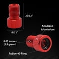 thumbnail image 5 of Bike Valve Transformer, Presta To Schrader Adapter For Quick Inflate Tire With Standard Pump Or Air Compressor, Easy To Install, Durable Build With Precision Threads, 5 Green, 5 of 5
