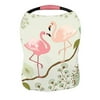 ECZJNT Floral pair flamingos Nursing Cover Baby Breastfeeding Infant Feeding Cover Baby Car Seat Cover
