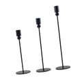 thumbnail image 3 of 3 candelabros de metal, candelabros decorativos de hierro, candelabros modernos para decoración de fiestas, aniversarios y festivales Negro alto, 3 of 7