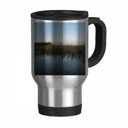 

Water Connected To The Sky Scenery Travel Mug Flip Lid Stainless Steel Cup Car Tumbler Thermos