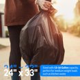 thumbnail image 2 of 13 Gallon Trash Bags | 1000 Bags | Black | Tall Kitchen | Strong | Garbage, 2 of 4