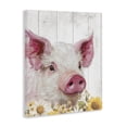 thumbnail image 2 of Stupell Industries Rustic Lodge Pig and Sunflowers Canvas Art, 16 x 20, by Christine Simpson Art, 2 of 8