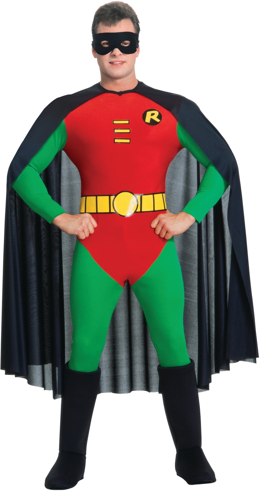 Adult Licensed Batman Movie Classic Robin Boy Wonder Mens Fancy dress Costume