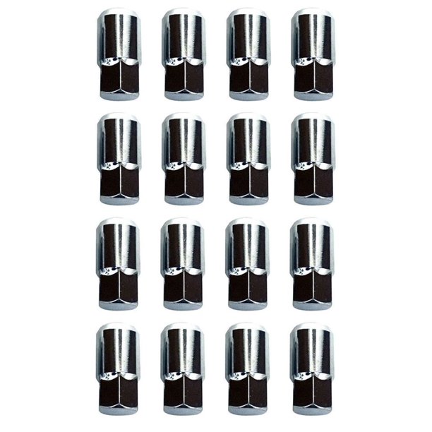 Chrome Lug Nut Set Metric, Long for STAR and Yamaha Golf Carts